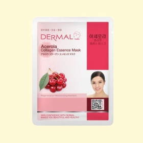 DERMAL тканевая маска для лица с коллагеном и ацеролой, 23 г
