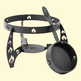 Подставка под садж или казан Ø 230 мм, высота 170 мм, толщина 4 мм