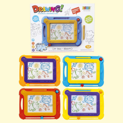 Магнитная доска для рисования 24 см, в ассортименте 4 цвета