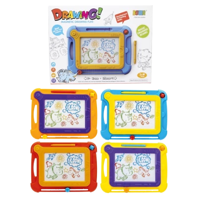 Магнитная доска для рисования 24 см, в ассортименте 4 цвета