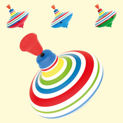 Радужная пластиковая юла Люкс, цвета в ассортименте