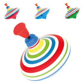 Радужная пластиковая юла Люкс, цвета в ассортименте