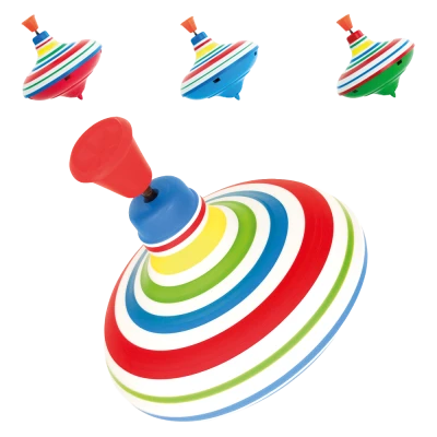 Радужная пластиковая юла Люкс, цвета в ассортименте