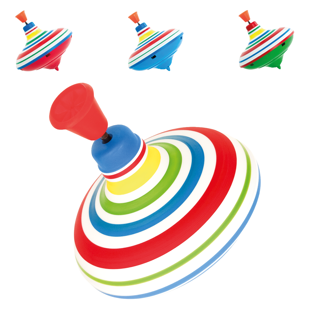 Радужная пластиковая юла Люкс, цвета в ассортименте