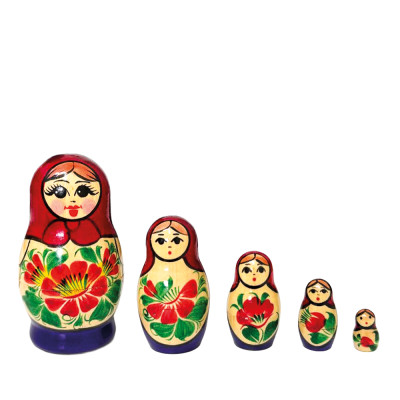 Матрешка Кировская М5, 10 см, различные дизайны