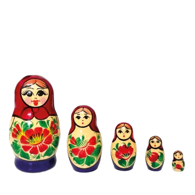 Матрешка Кировская М5, 10 см, различные дизайны