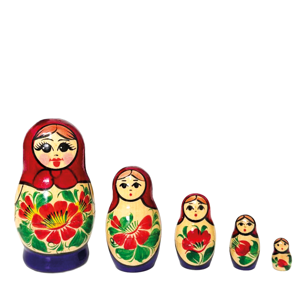 Матрешка Кировская М5, 10 см, различные дизайны