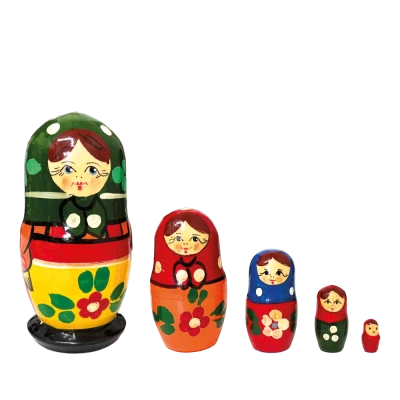Матрешка Загорская М5, 10 см, различные дизайны