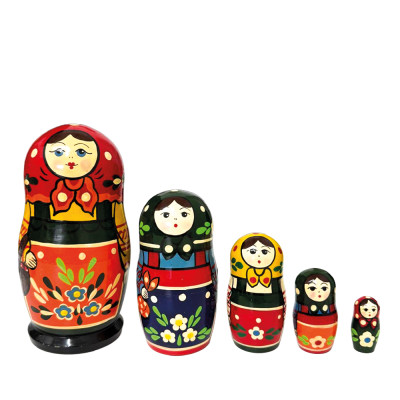 Матрешка Загорская М5, 15 см, различные дизайны