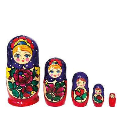 Матрешка Полховский Майдан М5, 15 см, различные дизайны