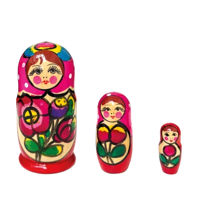 Матрешка Полховский Майдан М3, 10 см, различные дизайны