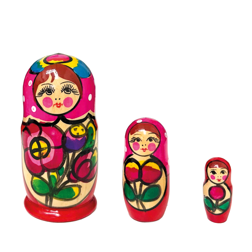 Матрешка Полховский Майдан М3, 10 см, различные дизайны