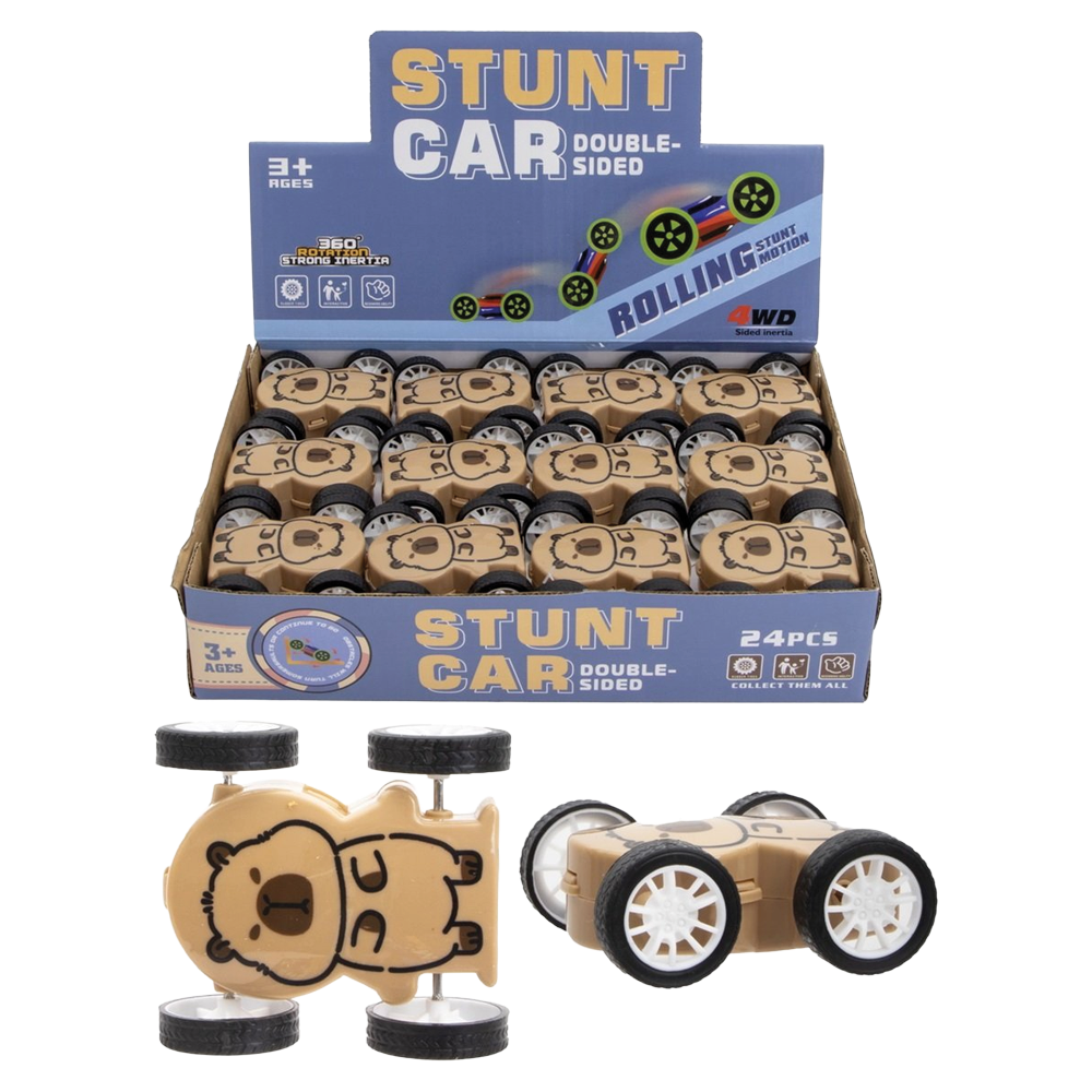 Игрушечная машинка Капибара 6 см, 24 шт. в дисплей-боксе