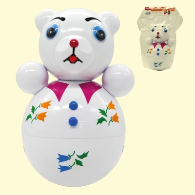 Музыкальная кукла-неваляшка Медвежонок, около 25 см, из ПВХ