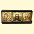 3-er Auto-Ikone Trojnaja, 11 x 5,3 cm