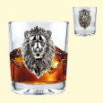 Стакан для виски Лев, 230 мл, 7 × 7 × 8,5 см