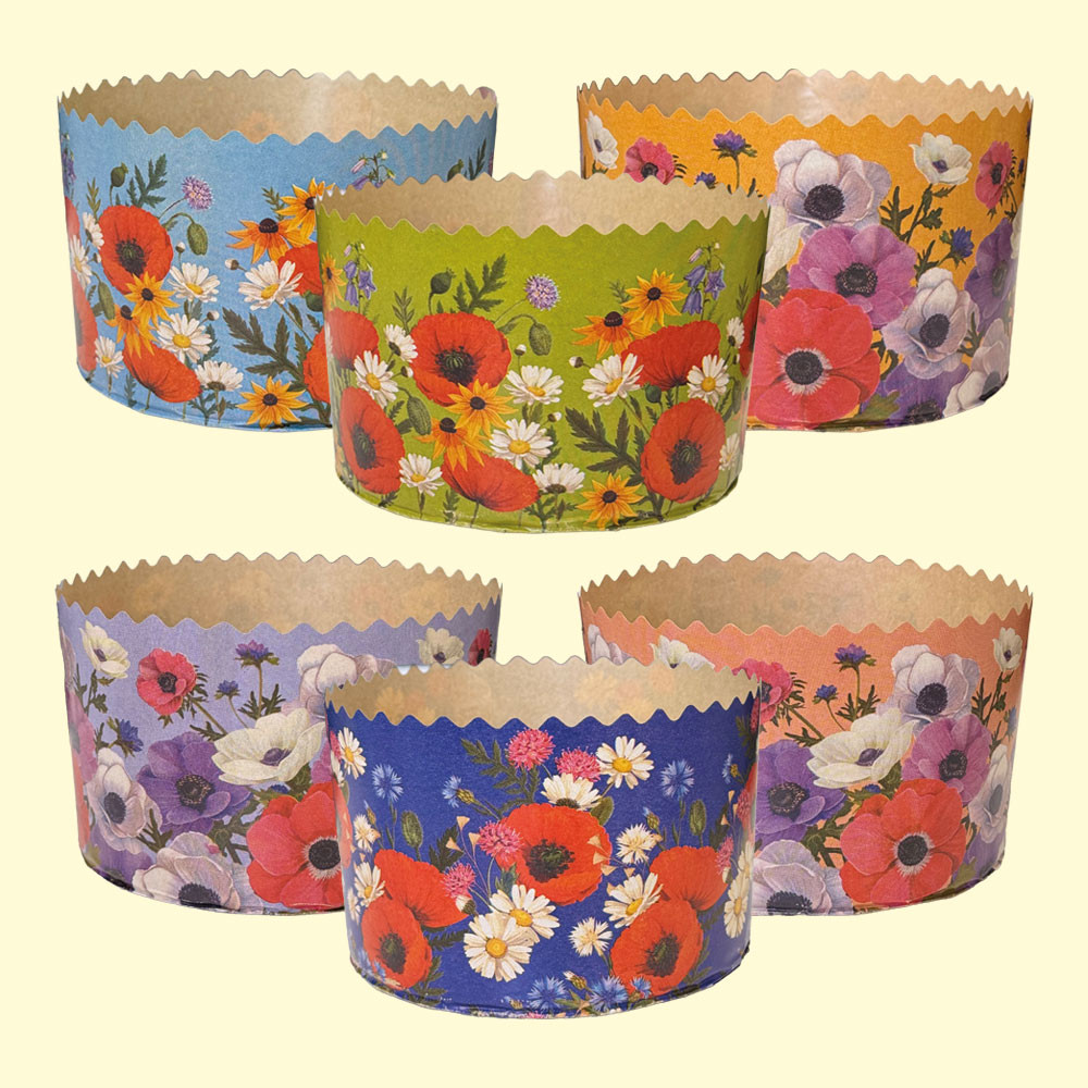 Набор форм для куличей Маки, 50 шт, из термостойкой бумаги, В 8,5 см, ∅ 11 см