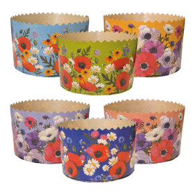 Набор форм для куличей Маки, 50 шт, из термостойкой бумаги, В 8,5 см, ∅ 11 см