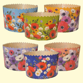 Набор форм для куличей Маки, 50 шт, из термостойкой бумаги, В 8,5 см, ∅ 13 см