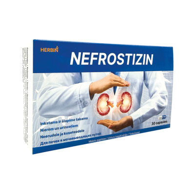 HERBIN Нефростизин, растительные экстракты хвоща, тысячелистника и осоки, 30 капсул