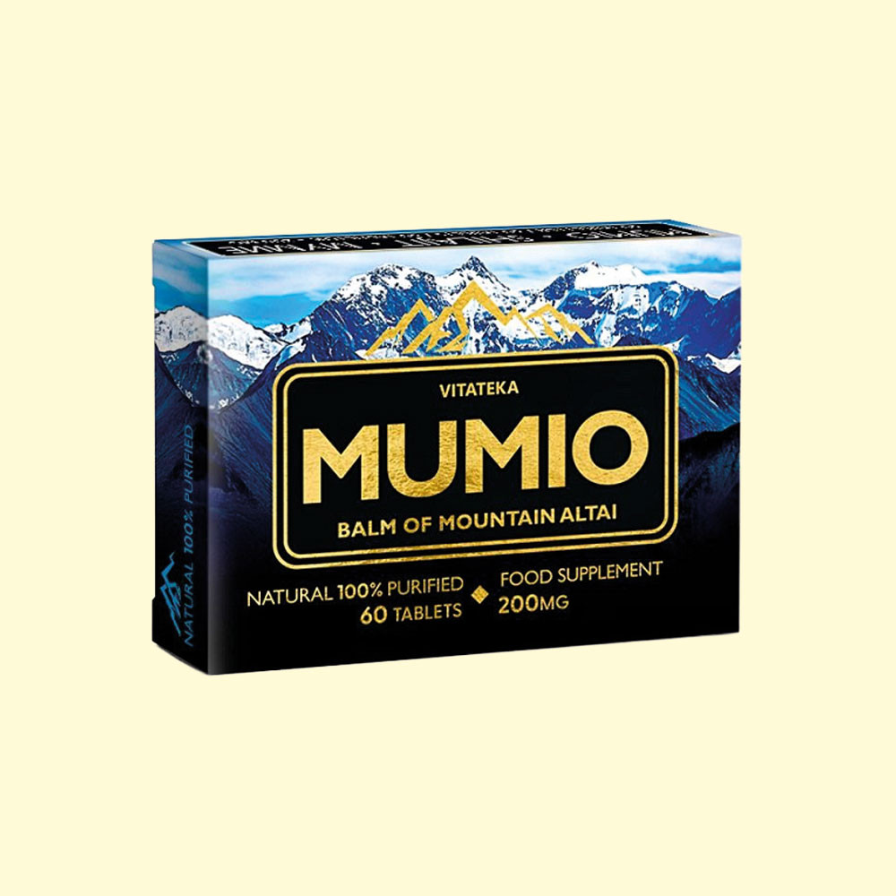 Vitateka Мумие (Shilajit) 200 мг, 60 таблеток