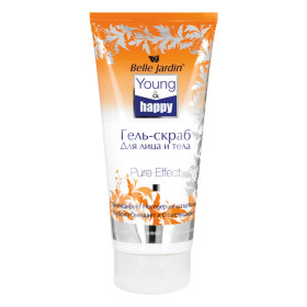 Belle Jardin скраб-гель для лица и тела YOUNG and HAPPY, 200 мл