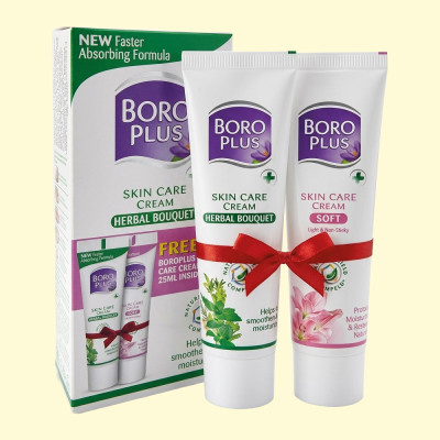 Набор кремов Boro Plus, травяной букет (зелёный), 25 мл + крем Soft Boro Plus, 25 мл