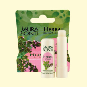 LAURA CONTI бальзам для губ с травами и экстрактом мелиссы, аромат лайма, 4,8 г