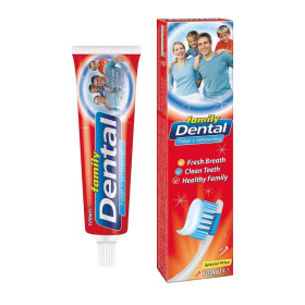 DENTAL Family зубная паста, комплексный уход и отбеливание, 100 мл