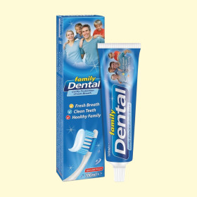 DENTAL Family зубная паста, защита от кариеса и свежее дыхание, 100 мл
