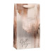Пакет подарочный под две бутылки - Bronza, 35 × 20 × 9 см