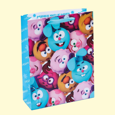 Пакет ламинированный вертикальный - Смешарики, 31 × 40 × 11,5 см