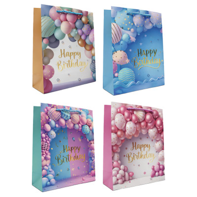 Подарочный набор из 12 пакетов, 18 x 24 x 8,5 см