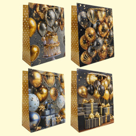 Подарочный набор из 12 пакетов, 18 x 24 x 8,5 см