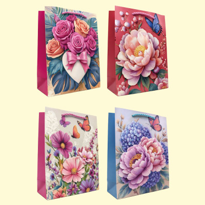 Подарочный набор из 12 пакетов, 18 x 24 x 8,5 см