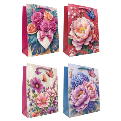 Подарочный набор из 12 пакетов, 18 x 24 x 8,5 см