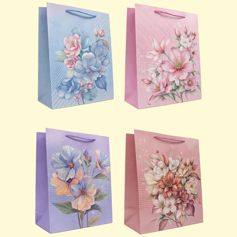 Подарочный набор из 12 пакетов, 26 x 32 x 10 см