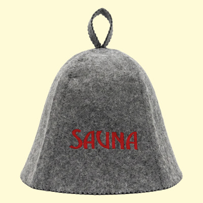 Шапочка для бани SAUNA, войлок