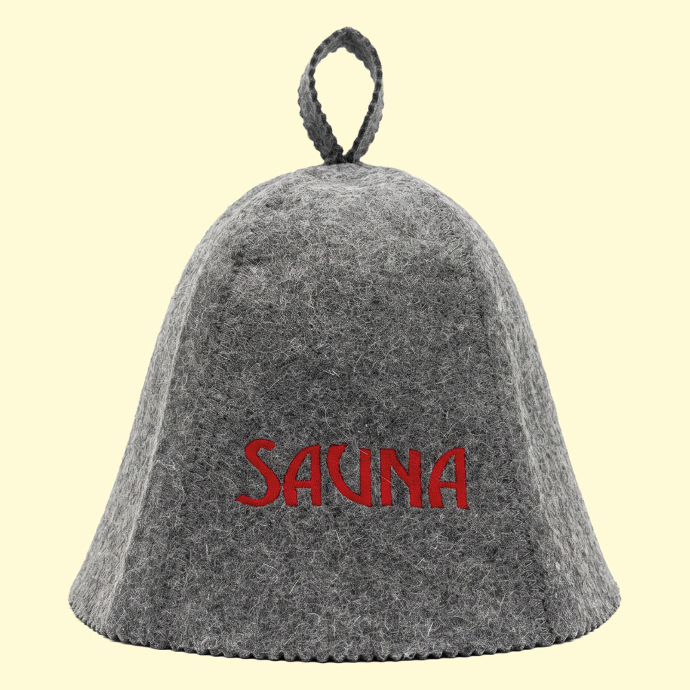 Шапочка для бани SAUNA, войлок