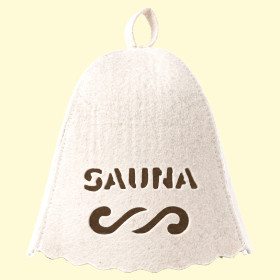 Шапочка для бани SAUNA, войлок