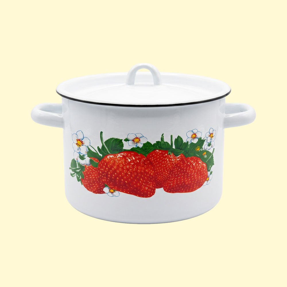 Цилиндрическая кастрюля с крышкой, 3 л