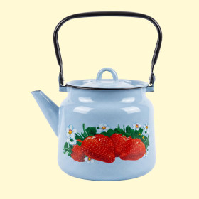 Эмалированный чайник с крышкой, 3,5 л