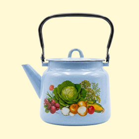 Эмалированный чайник с крышкой, 3,5 л