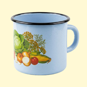 Эмалированная кружка, 0,4 л