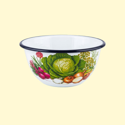 Эмалированная миска, 0,8 л