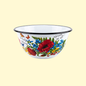 Эмалированная миска, 0,8 л