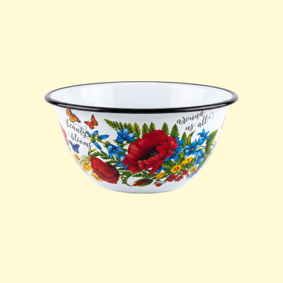 Эмалированная миска, 0,8 л