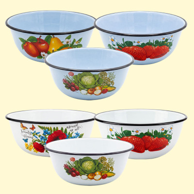 Эмалированная миска, 3,5 л