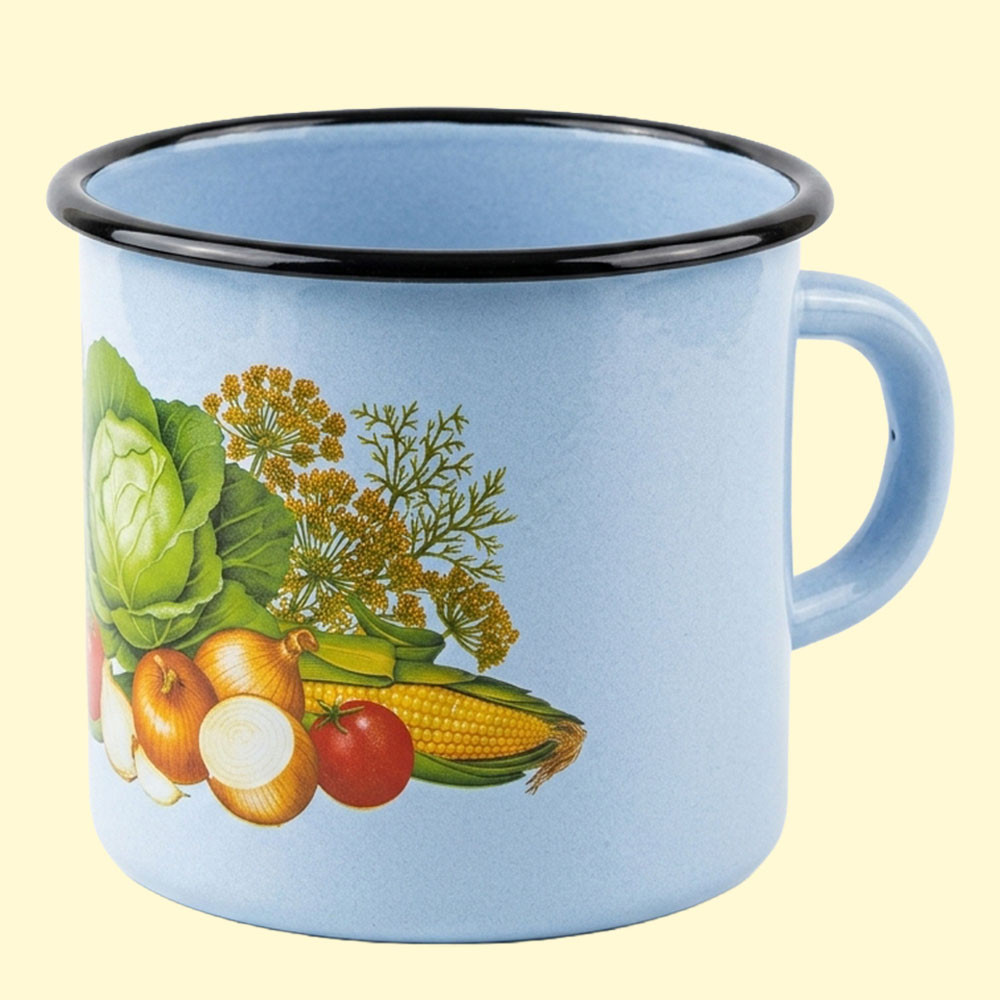 Эмалированная кружка, 1 л