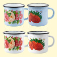 Emaillierter Becher, 250 ml